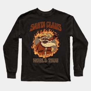 Santa Claus World Tour Vintage Long Sleeve T-Shirt